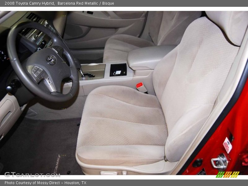 Barcelona Red Metallic / Bisque 2008 Toyota Camry Hybrid