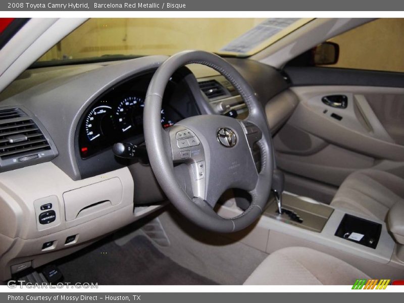 Barcelona Red Metallic / Bisque 2008 Toyota Camry Hybrid