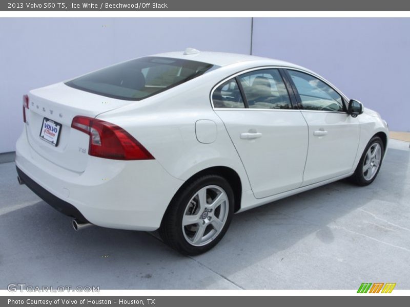 Ice White / Beechwood/Off Black 2013 Volvo S60 T5