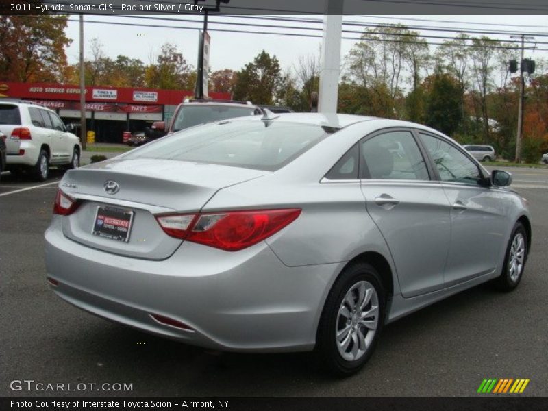 Radiant Silver / Gray 2011 Hyundai Sonata GLS
