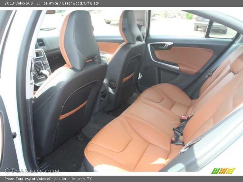 Ice White / Beechwood/Off Black 2013 Volvo S60 T5