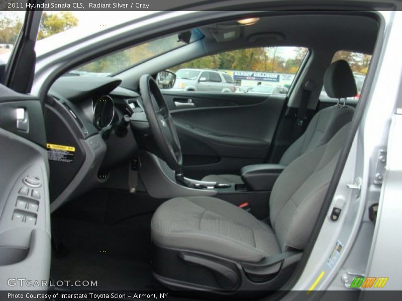 Radiant Silver / Gray 2011 Hyundai Sonata GLS