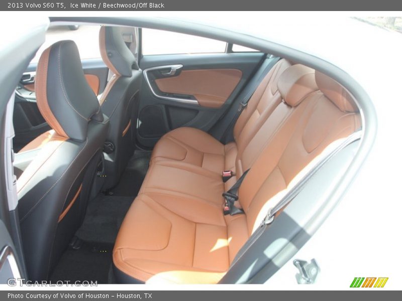 Ice White / Beechwood/Off Black 2013 Volvo S60 T5