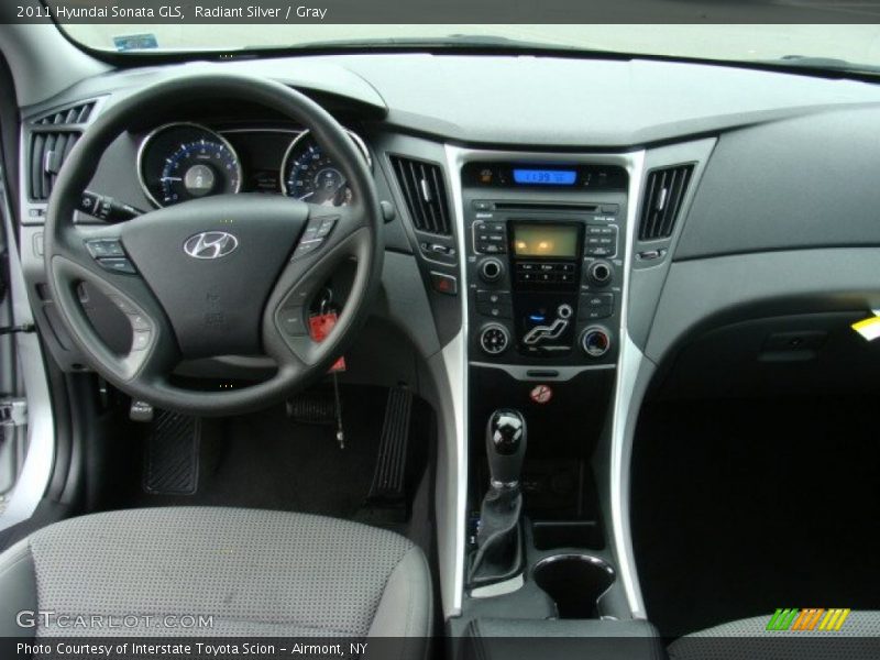 Radiant Silver / Gray 2011 Hyundai Sonata GLS