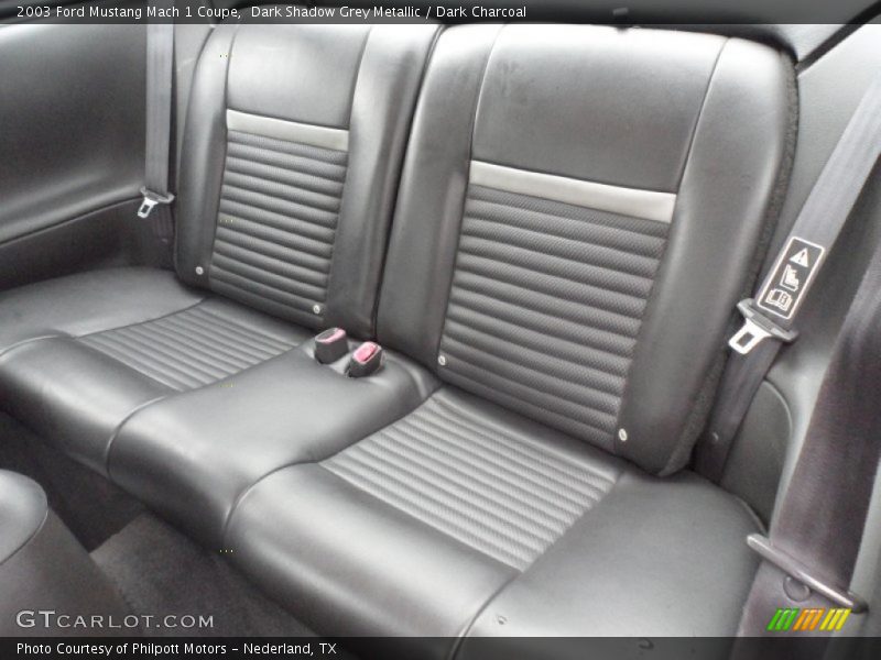 Rear Seat of 2003 Mustang Mach 1 Coupe