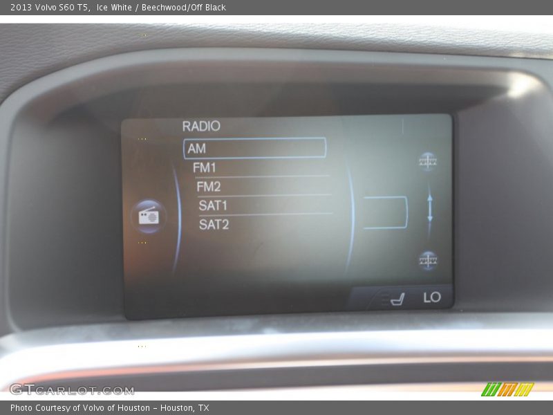 Ice White / Beechwood/Off Black 2013 Volvo S60 T5