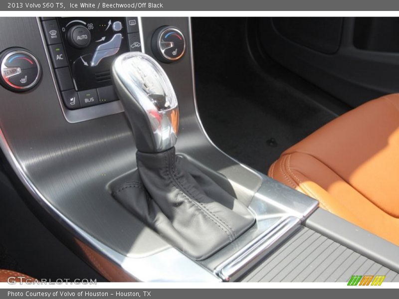 Ice White / Beechwood/Off Black 2013 Volvo S60 T5