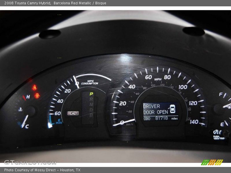 Barcelona Red Metallic / Bisque 2008 Toyota Camry Hybrid