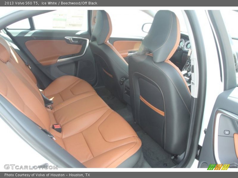 Ice White / Beechwood/Off Black 2013 Volvo S60 T5