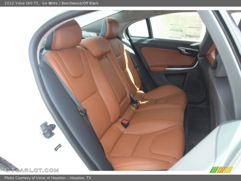 Ice White / Beechwood/Off Black 2013 Volvo S60 T5