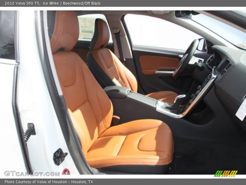 Ice White / Beechwood/Off Black 2013 Volvo S60 T5