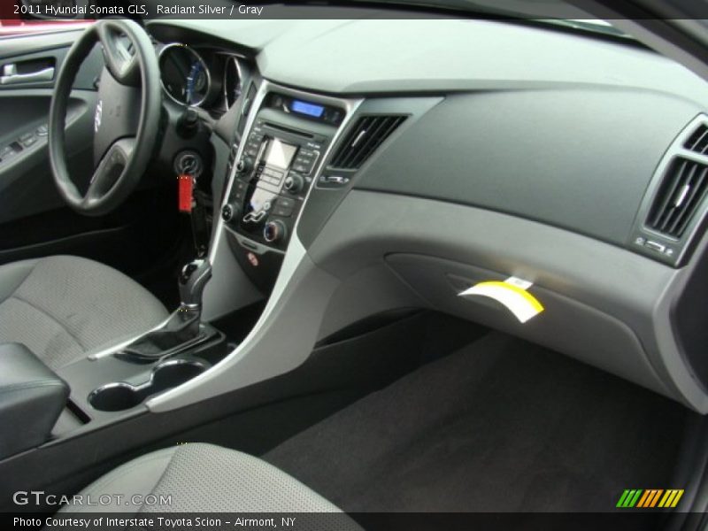 Radiant Silver / Gray 2011 Hyundai Sonata GLS