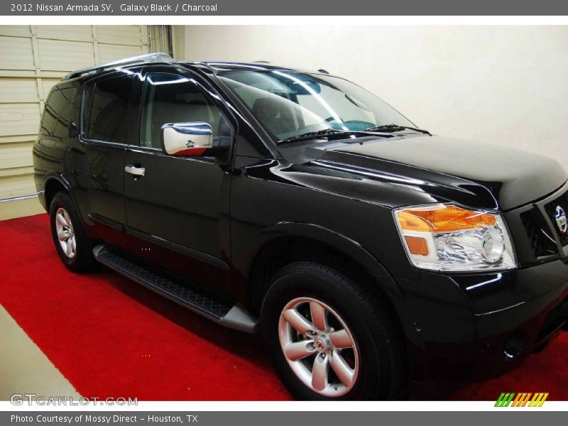 Galaxy Black / Charcoal 2012 Nissan Armada SV