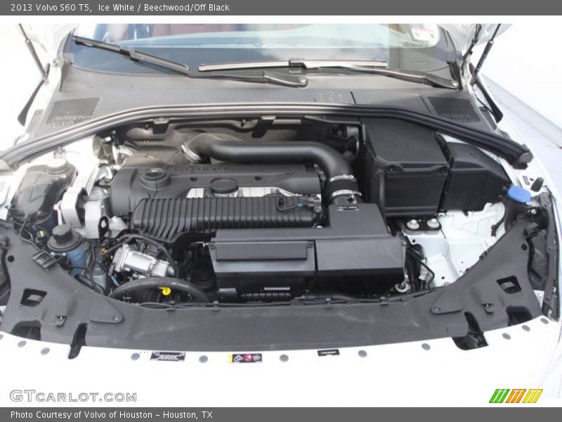 Ice White / Beechwood/Off Black 2013 Volvo S60 T5