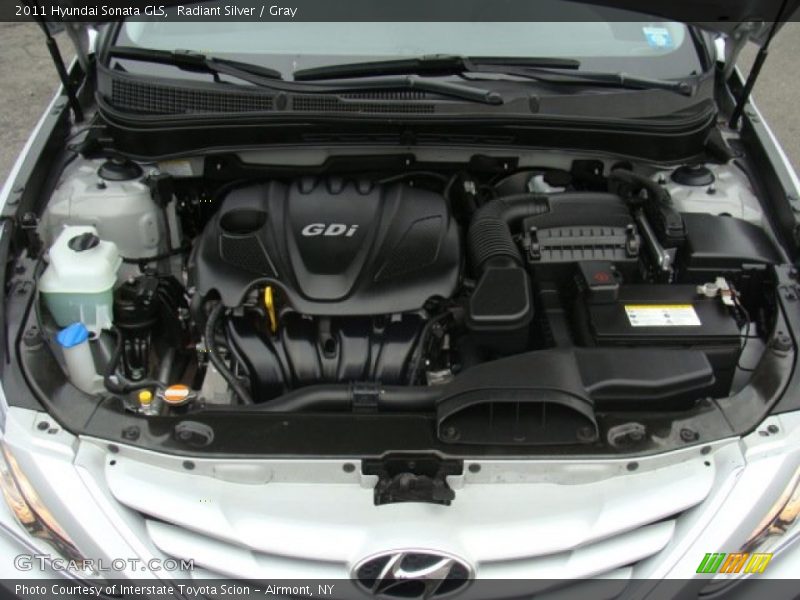 Radiant Silver / Gray 2011 Hyundai Sonata GLS