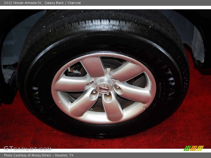 Galaxy Black / Charcoal 2012 Nissan Armada SV