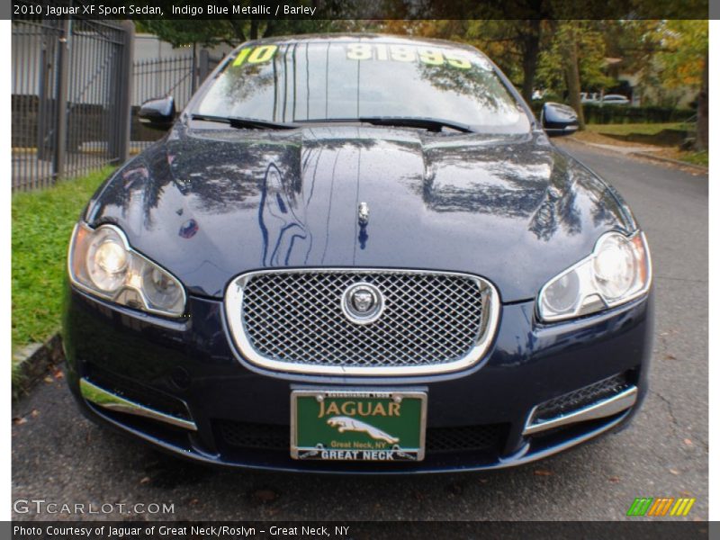 Indigo Blue Metallic / Barley 2010 Jaguar XF Sport Sedan