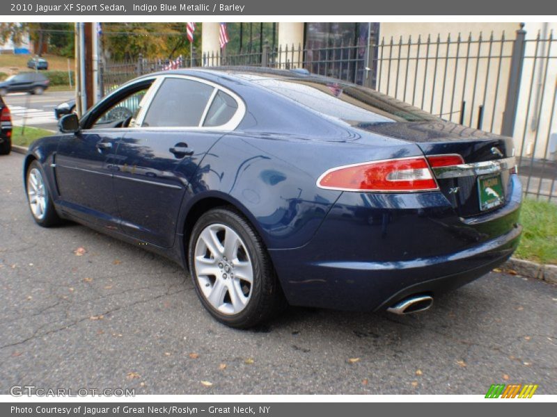 Indigo Blue Metallic / Barley 2010 Jaguar XF Sport Sedan