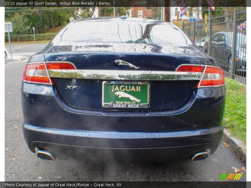 Indigo Blue Metallic / Barley 2010 Jaguar XF Sport Sedan