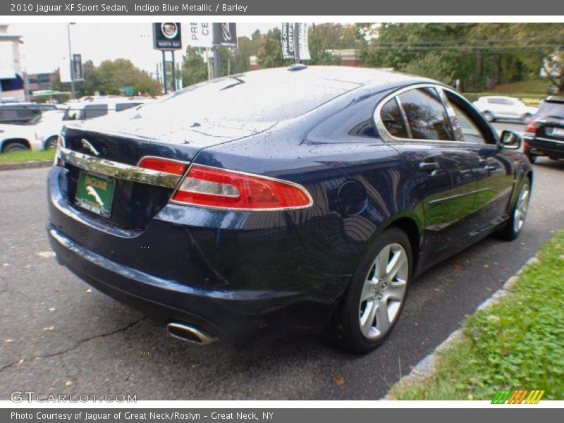 Indigo Blue Metallic / Barley 2010 Jaguar XF Sport Sedan