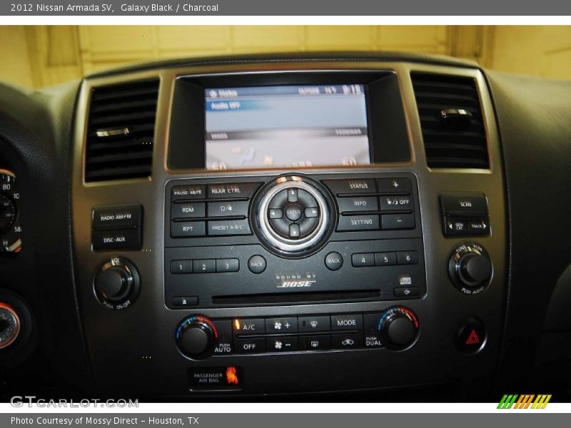Galaxy Black / Charcoal 2012 Nissan Armada SV