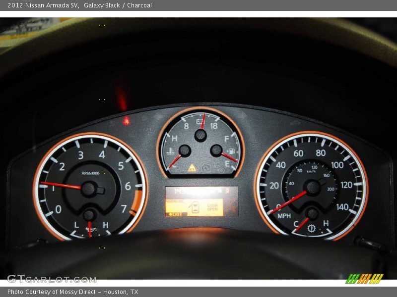  2012 Armada SV SV Gauges