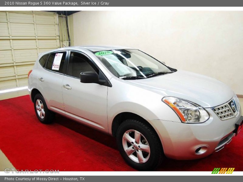 Silver Ice / Gray 2010 Nissan Rogue S 360 Value Package