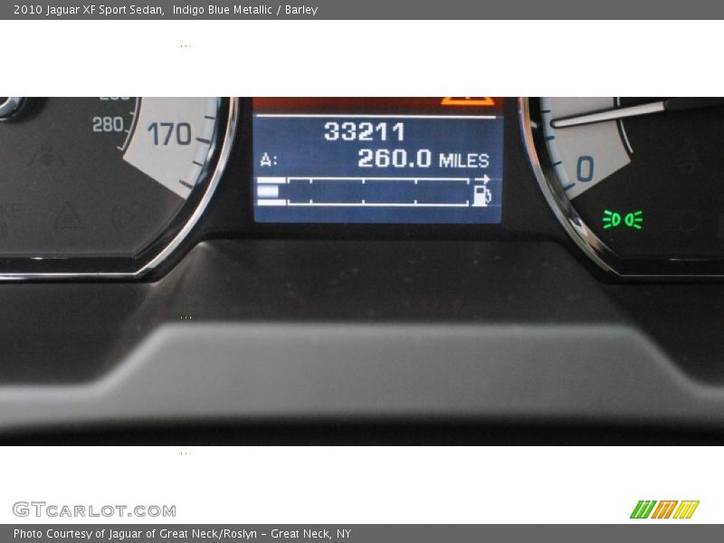 Indigo Blue Metallic / Barley 2010 Jaguar XF Sport Sedan