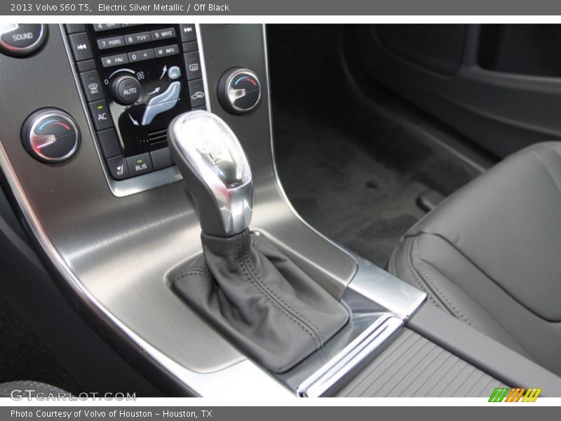 Electric Silver Metallic / Off Black 2013 Volvo S60 T5