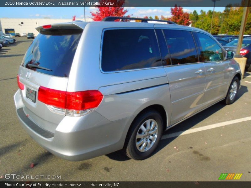 Alabaster Silver Metallic / Gray 2010 Honda Odyssey EX-L