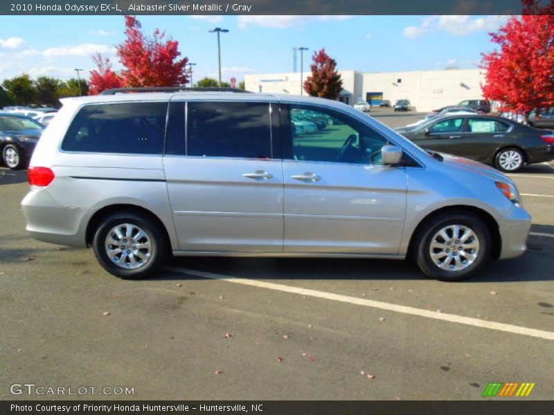 Alabaster Silver Metallic / Gray 2010 Honda Odyssey EX-L