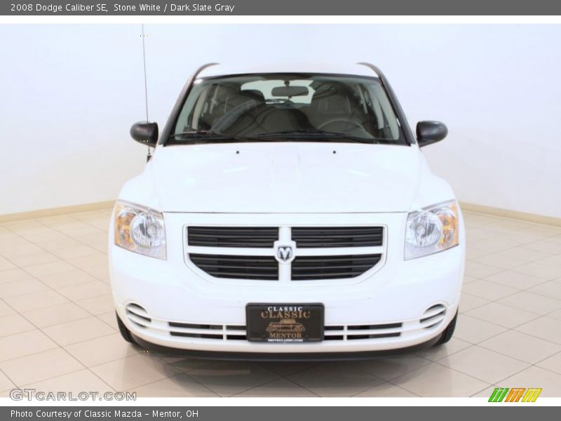 Stone White / Dark Slate Gray 2008 Dodge Caliber SE