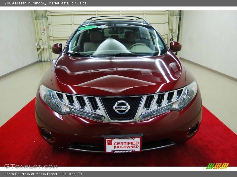 Merlot Metallic / Beige 2009 Nissan Murano SL