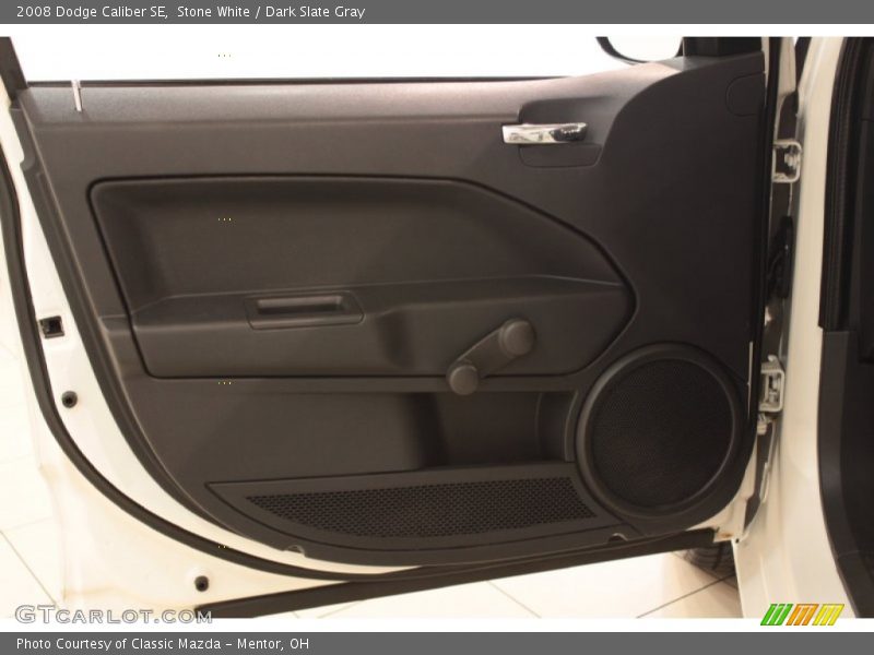 Stone White / Dark Slate Gray 2008 Dodge Caliber SE