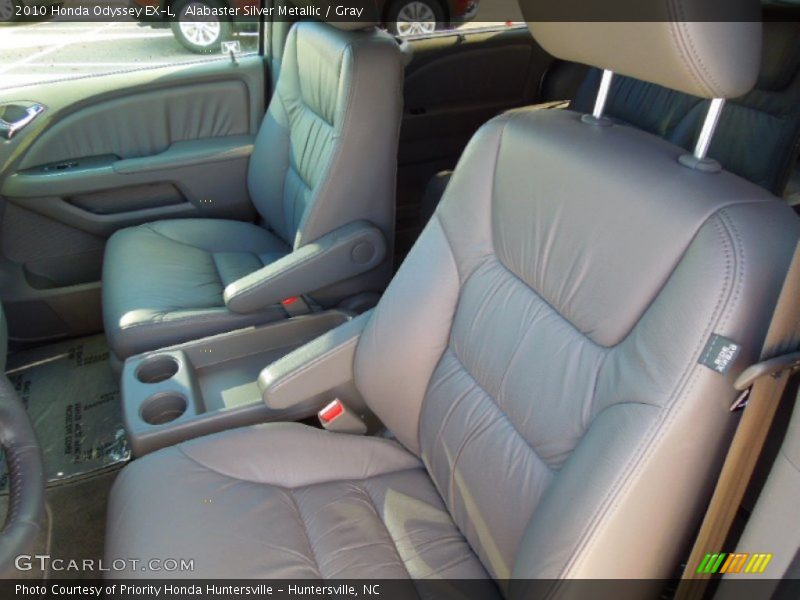 Alabaster Silver Metallic / Gray 2010 Honda Odyssey EX-L