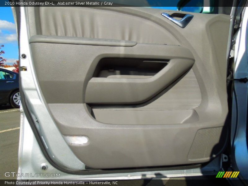 Alabaster Silver Metallic / Gray 2010 Honda Odyssey EX-L
