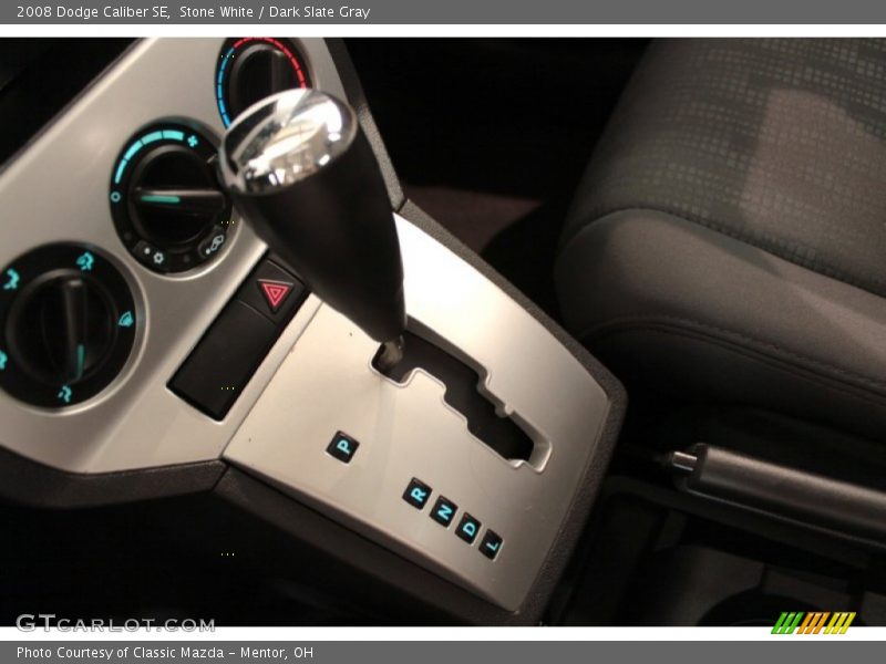 Stone White / Dark Slate Gray 2008 Dodge Caliber SE