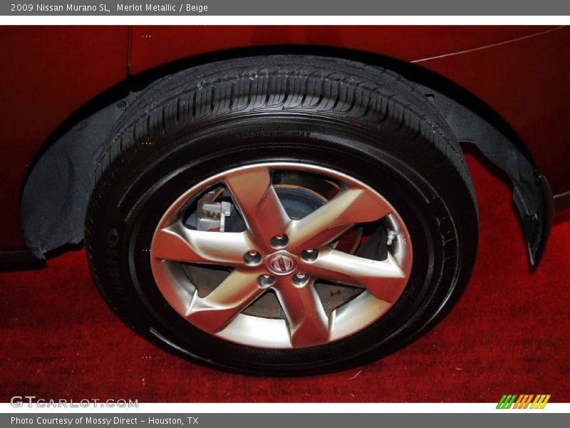 Merlot Metallic / Beige 2009 Nissan Murano SL
