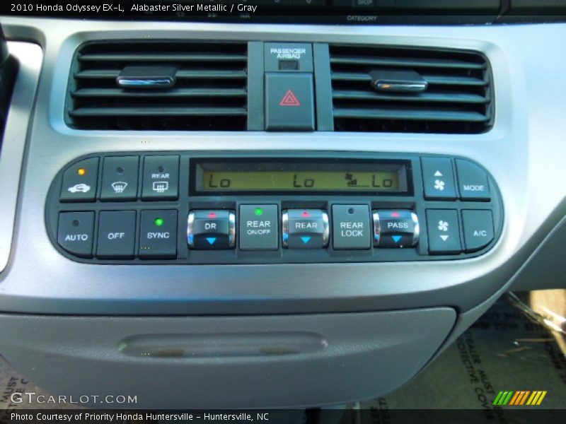 Alabaster Silver Metallic / Gray 2010 Honda Odyssey EX-L