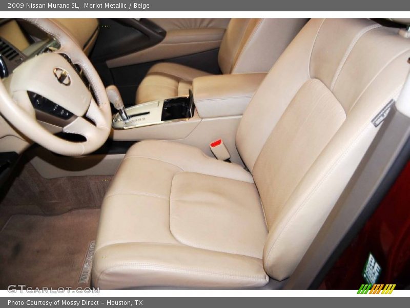 Merlot Metallic / Beige 2009 Nissan Murano SL