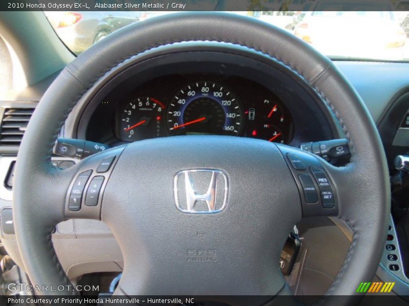 Alabaster Silver Metallic / Gray 2010 Honda Odyssey EX-L