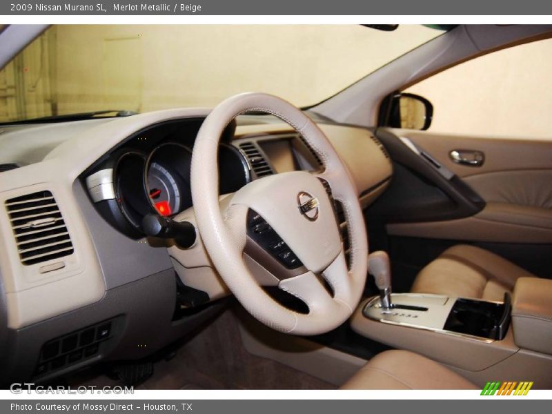 Merlot Metallic / Beige 2009 Nissan Murano SL