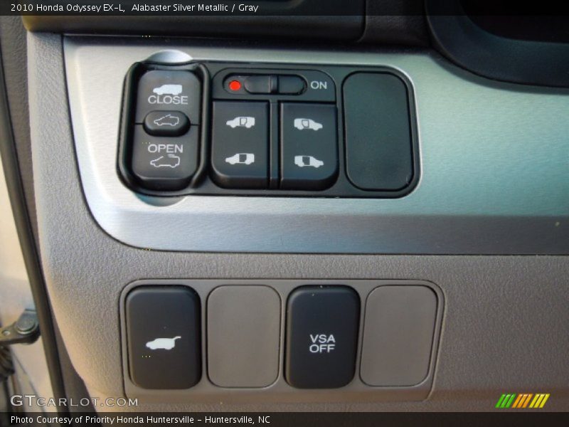 Alabaster Silver Metallic / Gray 2010 Honda Odyssey EX-L
