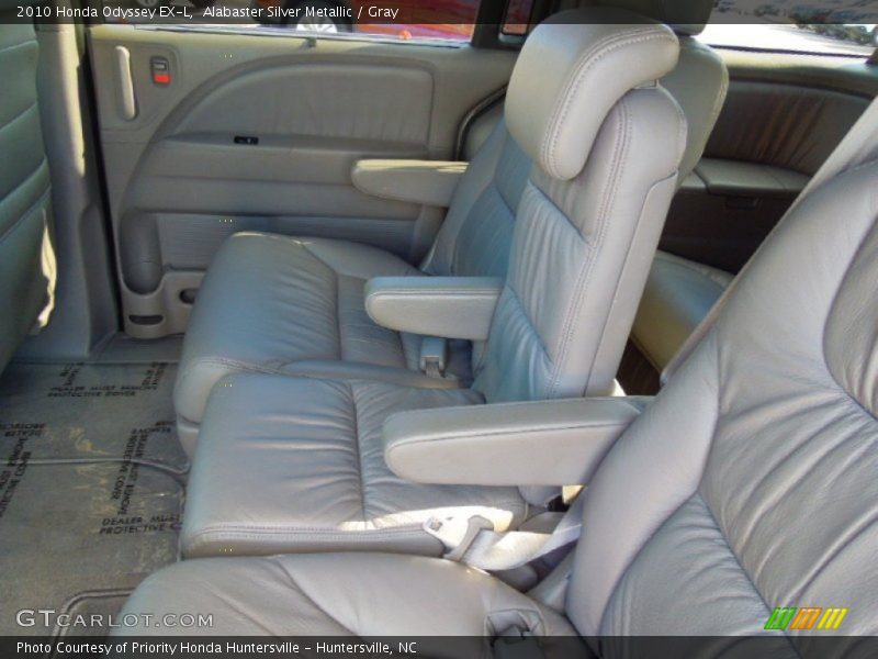 Alabaster Silver Metallic / Gray 2010 Honda Odyssey EX-L