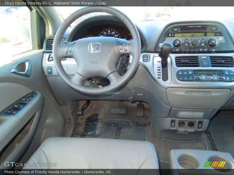 Alabaster Silver Metallic / Gray 2010 Honda Odyssey EX-L