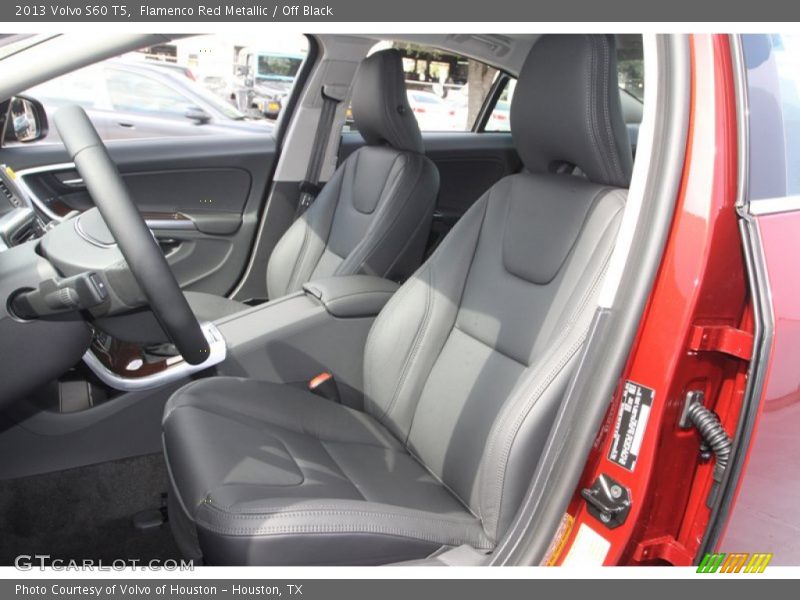  2013 S60 T5 Off Black Interior