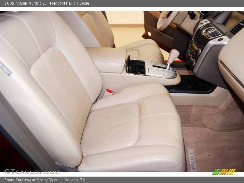 Merlot Metallic / Beige 2009 Nissan Murano SL
