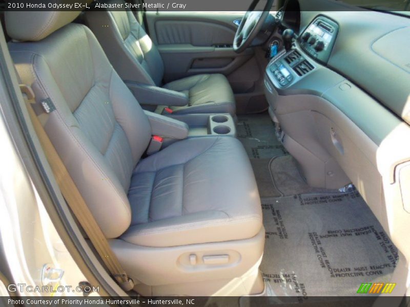 Alabaster Silver Metallic / Gray 2010 Honda Odyssey EX-L