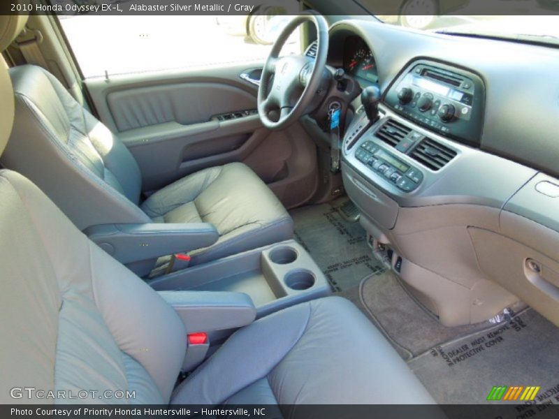 Alabaster Silver Metallic / Gray 2010 Honda Odyssey EX-L