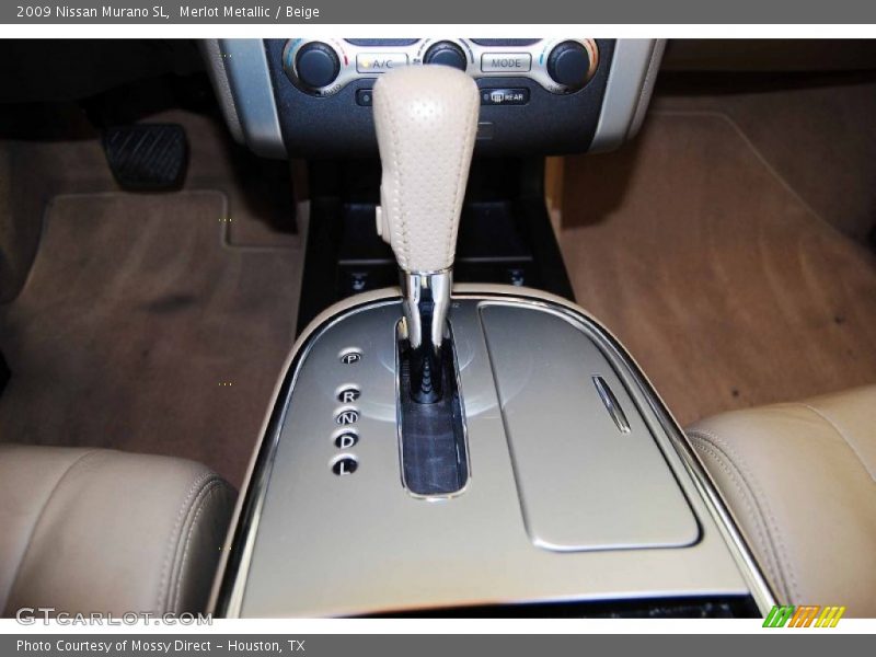 Merlot Metallic / Beige 2009 Nissan Murano SL